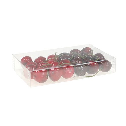 Floristik24 Kunstobst Süßkirschen mix Ø2,5cm 24St