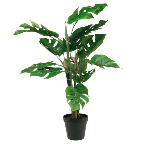 Floristik24 Kunstpflanze Philodendron Künstliche Topfpflanze H60cm