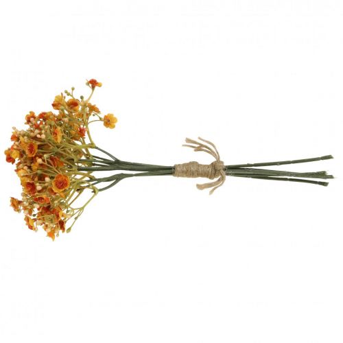 Artikel Schleierkraut Kunstblumen Gipskraut Orange L30cm 6St im Bund