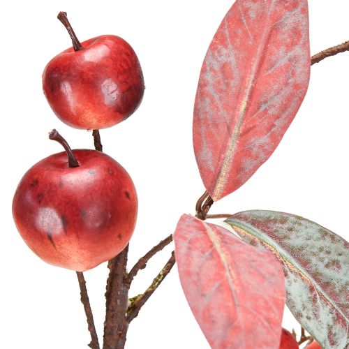 Artikel Kunstzweig Äpfel Rot Herbstdeko Weihnachtszweig 70cm
