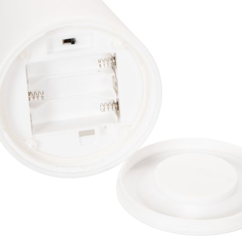 Tragbare LED-Lampe mit Henkel, Kunststoff, 22 cm, warmweiß, 3er-Set | Floristik24.at