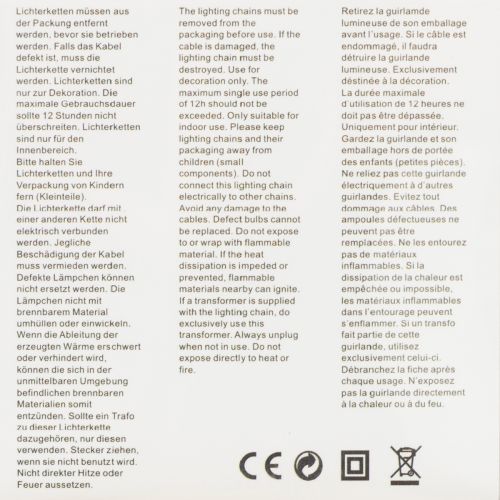 Artikel LED-Lichterkette mit Batteriebetrieb