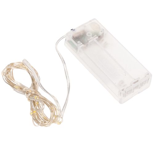 LED Lichterkette Batteriebetrieben Warmweiß 30 LEDs 3m Set mit 6 Stk | Floristik24.at