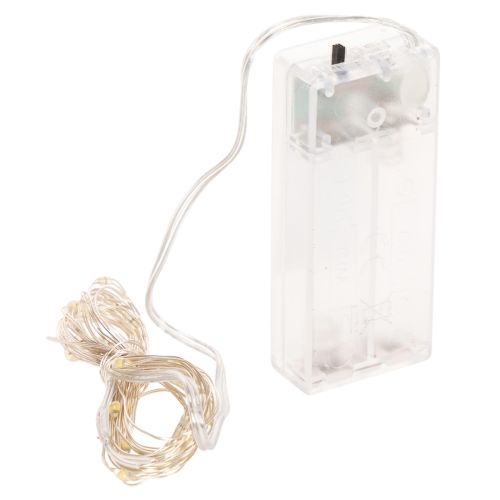 LED Lichterkette Batteriebetrieben Warmweiß 30 LEDs 3m Set mit 6 Stk | Floristik24.at