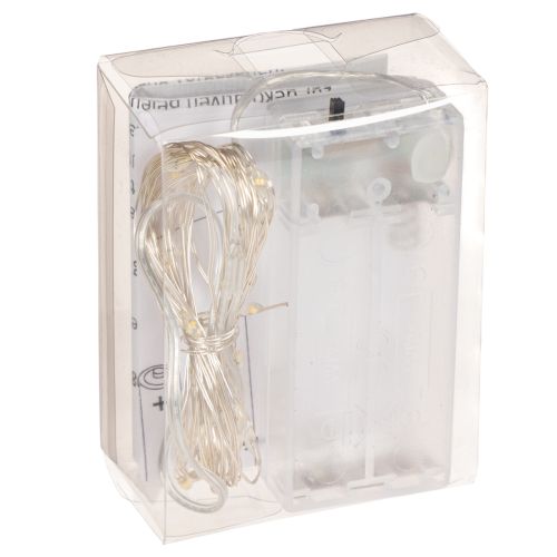LED Lichterkette Batteriebetrieben Warmweiß 30 LEDs 3m Set mit 6 Stk | Floristik24.at