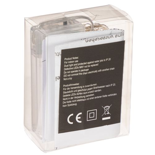 LED Lichterkette Batteriebetrieben Warmweiß 30 LEDs 3m Set mit 6 Stk | Floristik24.at