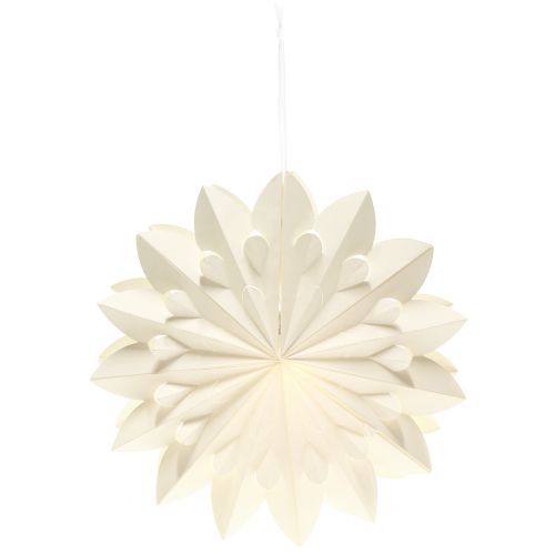 Artikel LED Stern Faltstern Papierstern Weiß Warmweiß Ø40cm