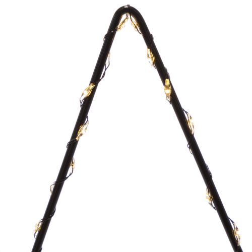 LED Stern mit Batteriefach und Standfuß, 46 cm, Schwarz, für Innenräume | Floristik24.at