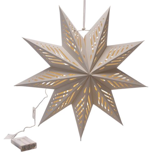 Weihnachtsstern LED Papier
