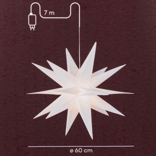 LED Weihnachtsstern aus