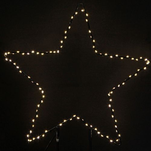 Artikel LED Stern stehend Metall 100 Micro LED Warmweiß Ø37cm