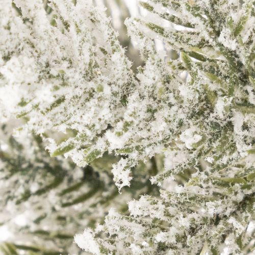 Künstlicher Tannenbaum 85 cm beschneit mit 40 LED im Jutesack für Innen | Floristik24.at