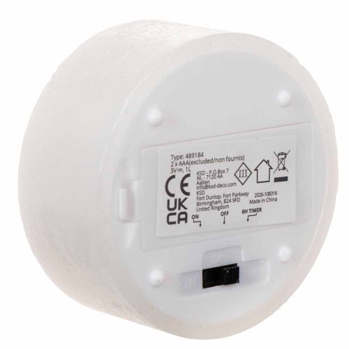 2er-Set LED-Teelichter aus