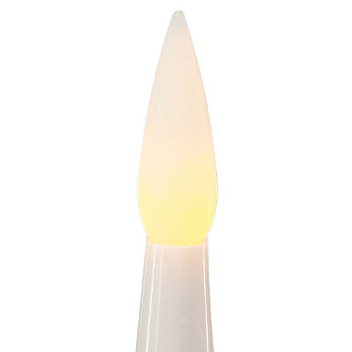 Floristik24 LED Weihnachtsbaumkerzen Kabellos Remote 15,5cm 10 St