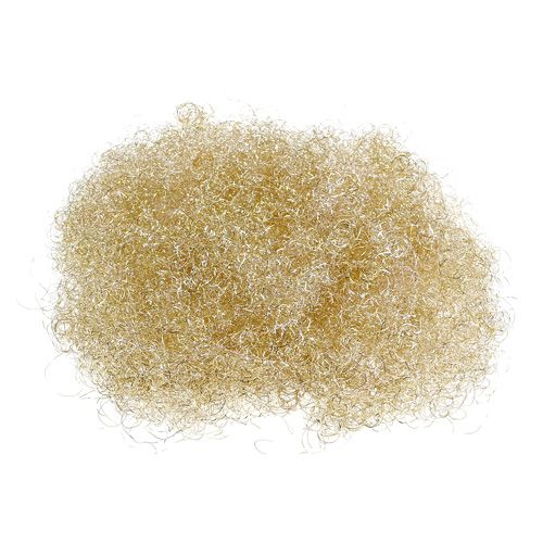 Floristik24 Lametta gelockt Gold-Silber 50g