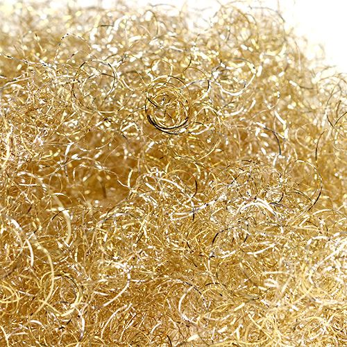 Artikel Lametta gelockt Gold-Silber 50g