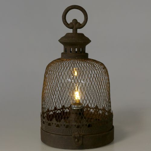 Floristik24 Deko Lampe Antik Ø16cm H29,5cm