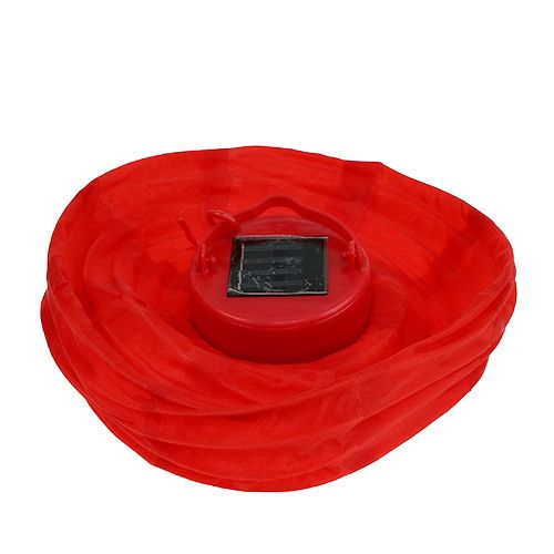 Artikel Lampion LED mit Solar 20cm Rot