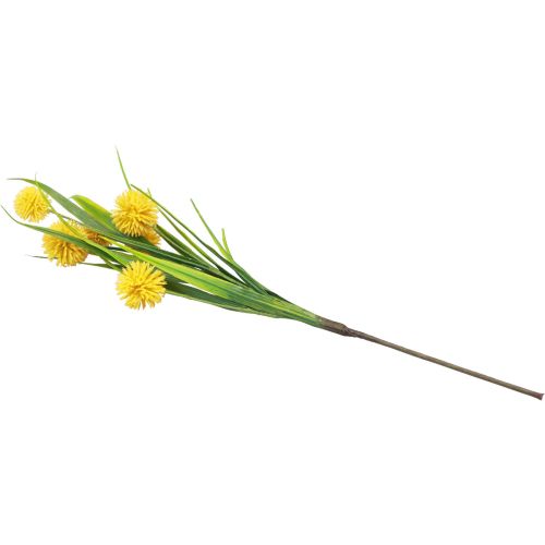 Floristik24 Kunstblumen Kugelblume Allium Zierlauch künstlich Gelb 45cm