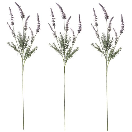 Artikel Lavendel Deko mit Blüten Kunstblume am langen Stiel 82cm 3St