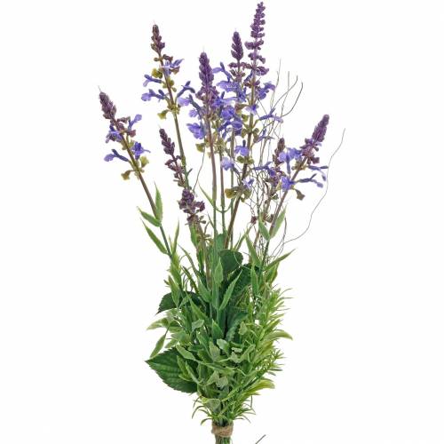 Floristik24 Künstlicher Lavendelstrauß, Deko-Lavendel Violett, Seidenblumen