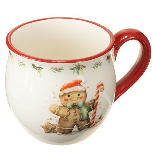 Lebkuchenmännchen Tasse Keramik Weihnachtstasse H9,5cm