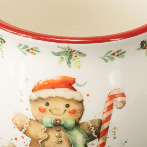 Artikel Lebkuchenmännchen Tasse Keramik Weihnachtstasse H9,5cm