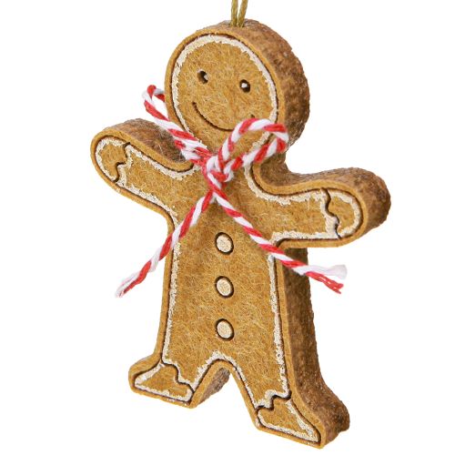 Artikel Lebkuchenmann Deko zum Hängen Holz Sortiert 8cm 12St