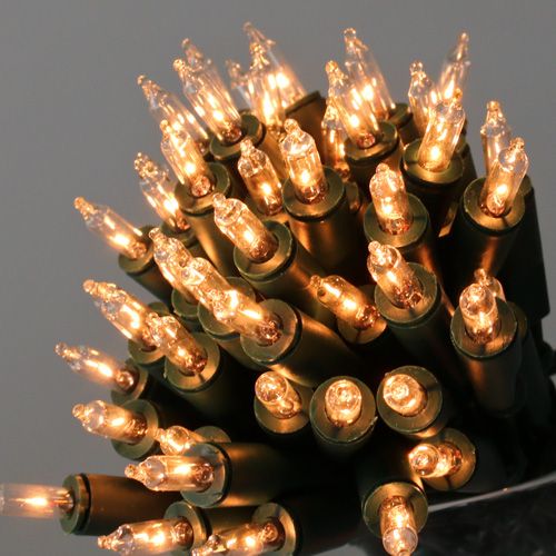 Lichterkette mini 20er 3m für innen Grün, Warmweiß