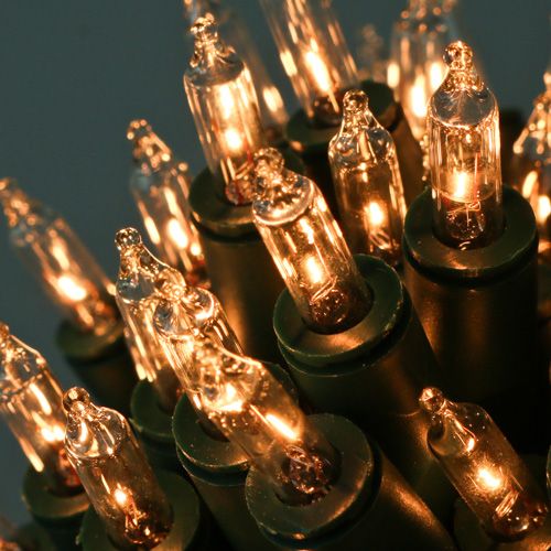 Floristik24 Lichterkette mini 50er 7,5m für Innen grün/klar