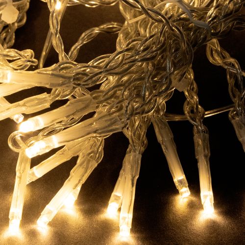 Artikel Lichtervorhang 120 LED Lichterkette Warmweiß 100×180cm