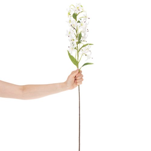 Artikel Künstlicher Lilienzweig Weiß 80cm Kunststoff/Textil Dekoration