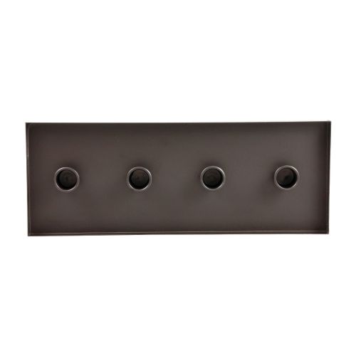 Artikel Kerzenhalter Metall Schwarz Kerzentablett 35x13x2cm