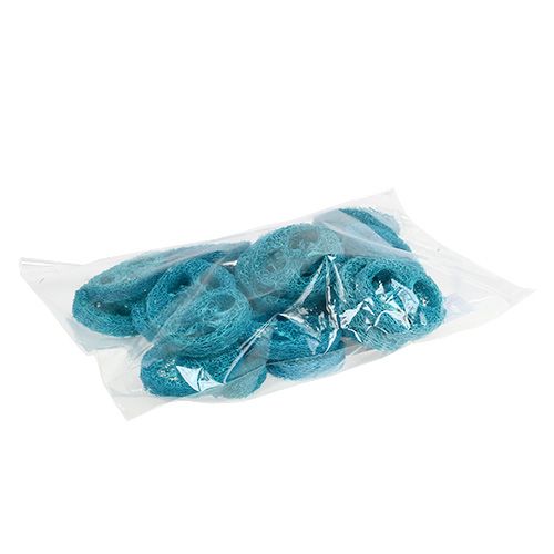 Luffa Scheiben Türkis 25St