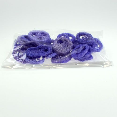 Floristik24 Luffa Scheiben Hellviolett 25 St