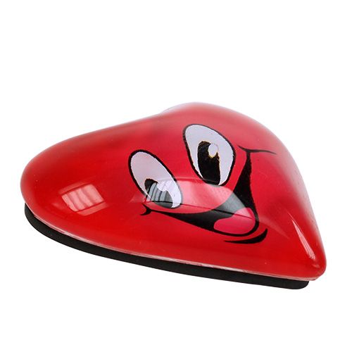 Floristik24 Magnet Herz Emoticon®Rot 4cm 6St
