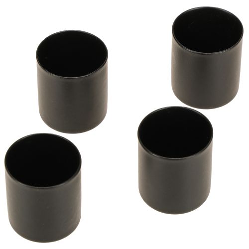 Artikel Magnet Kerzenhalter Stabkerzen Schwarz Metall H3cm 4 St