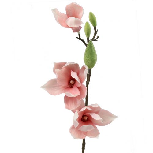 Floristik24 Magnolie künstlich Hellrosa 90cm