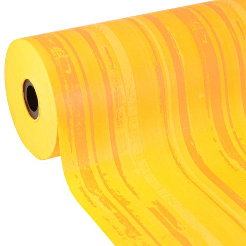 Manschettenpapier Blumenpapier Gelb Orange 37,5cm 100m