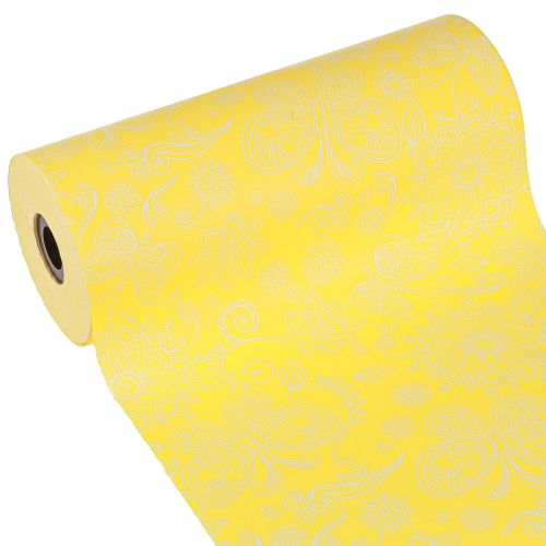 Artikel Manschettenpapier Gelb Weiß Summertime 25cm 100m