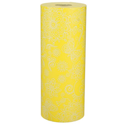 Artikel Manschettenpapier Gelb Weiß Summertime 25cm 100m