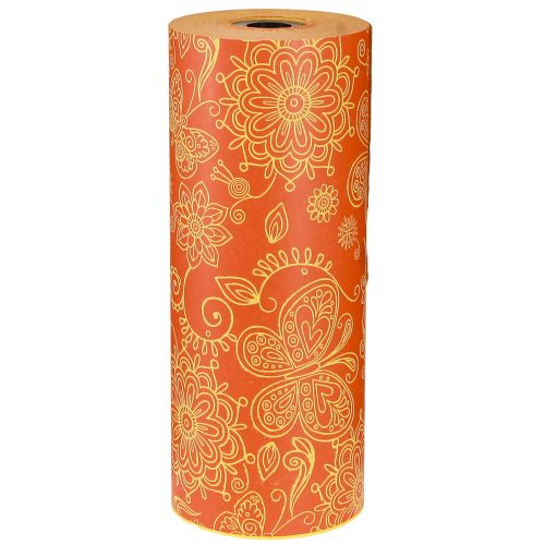 Artikel Manschettenpapier Orange Gelb Summertime 25cm 100m