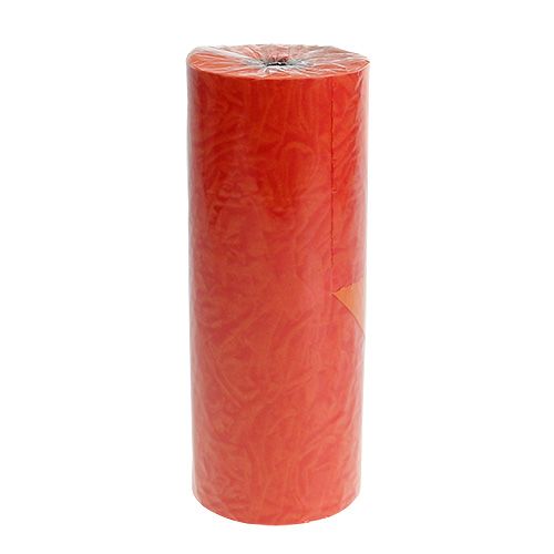 Floristik24 Manschettenpapier Orange-Rot 25cm 100m