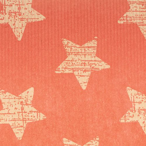 Manschettenpapier Rolle 25 cm x 100 m rot mit Sternenmuster Floristikbedarf | Floristik24.at