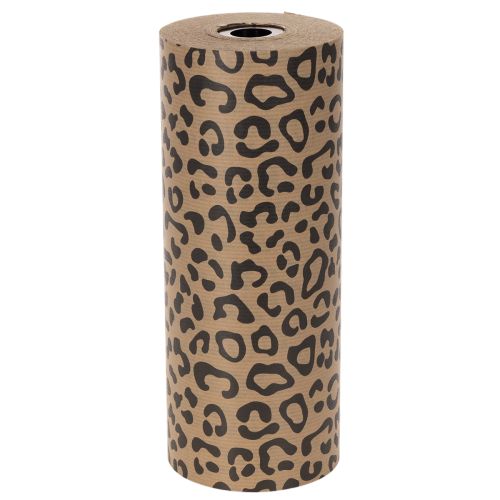 Manschettenpapier Leopard-Muster 25 cm x 100 m für Geschenk- und Wohnraumdekoration | Floristik24.at