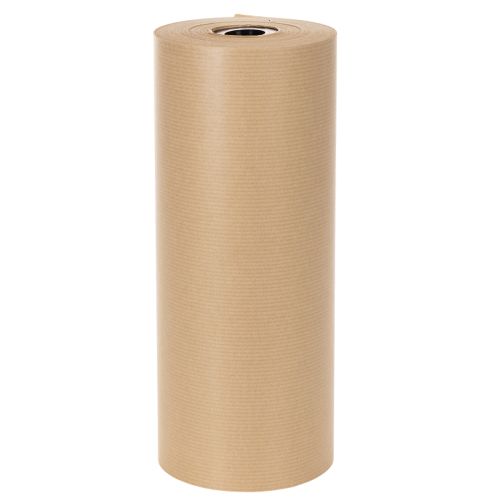 Manschettenpapierrolle Kraftpapier 25 cm x 100 m natur für Geschenk- und Wohnraumdekoration | Floristik24.at
