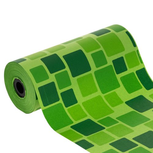 Manschettenpapier aus Papier für Blumensträuße, Mosaikdesign, 25 cm x 100 m bestellen | Floristik24.at