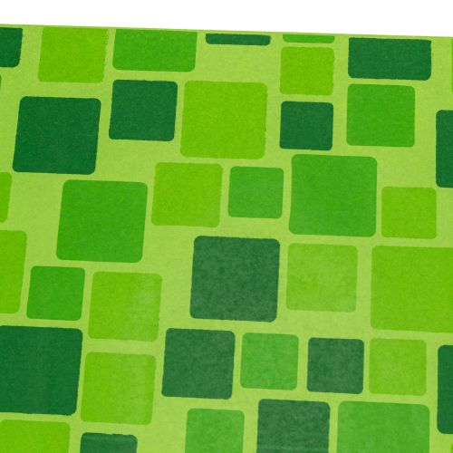 Manschettenpapier aus Papier für Blumensträuße, Mosaikdesign, 25 cm x 100 m | Floristik24.at