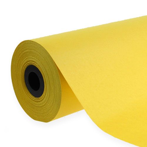 Floristik24 Manschettenpapier Gelb Einschlagpapier 37,5cm 100m