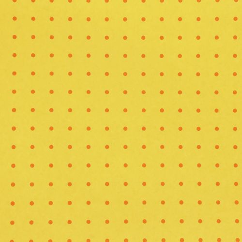 Floristik24 Manschettenpapier Seidenpapier Gelb Punkte 25cm 100m